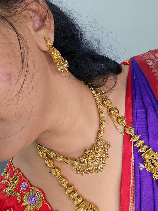 Neck set with earrings code SLS 557J