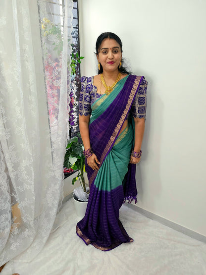 Saree un stiched blouse code SLS 520