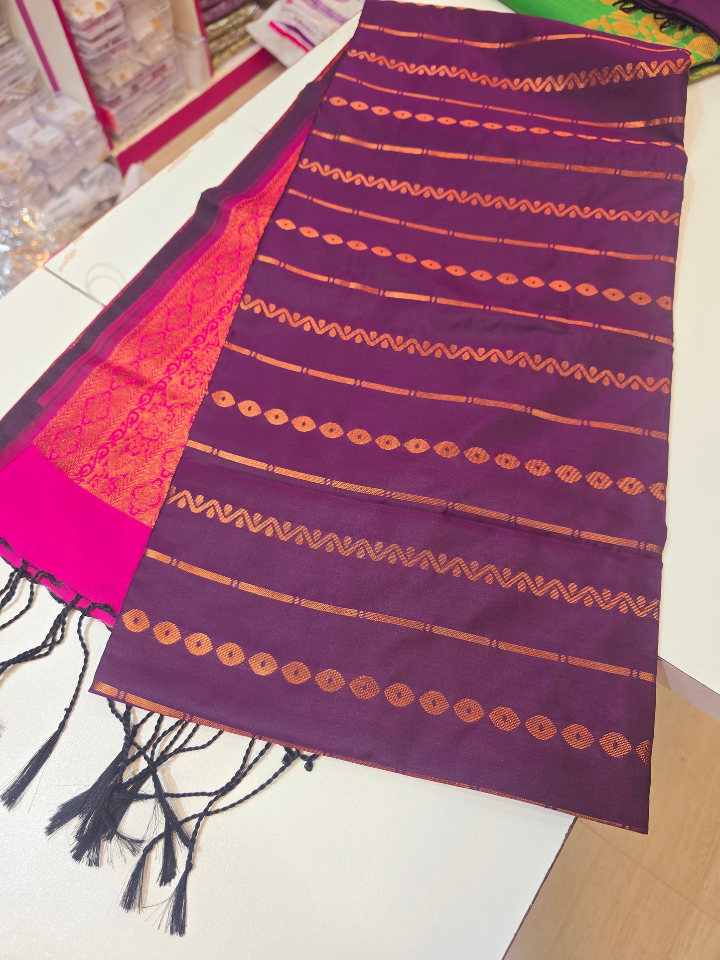 Saree un stiched blouse code SLS 248