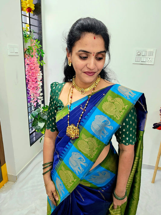 Saree un stiched blouse code  SLS 355