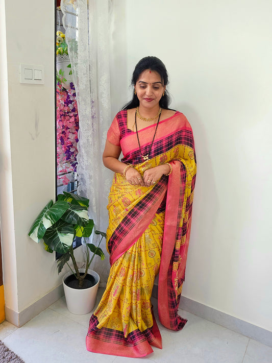 Saree un stiched blouse code SLS 562