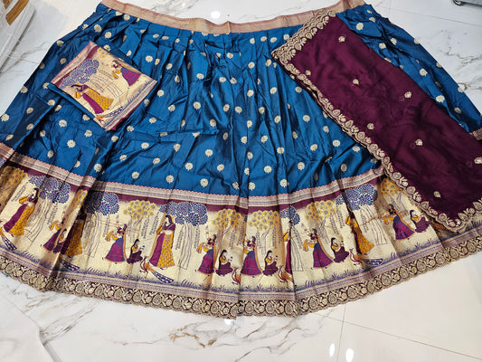 Sami stiched  lehenga set coad SLS 557