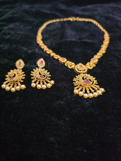 Neck set with earrings code SLS 730J