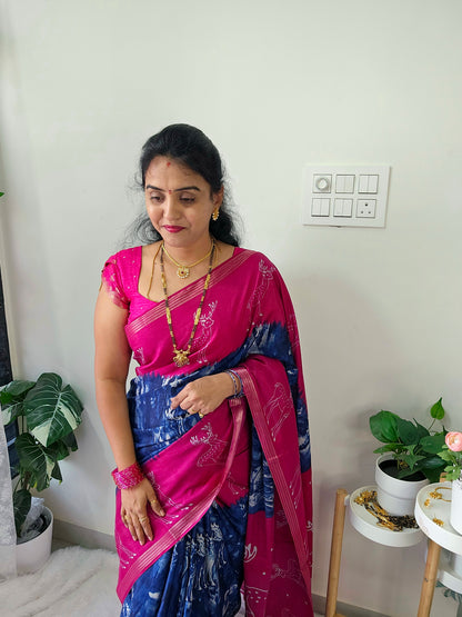 Saree un stiched blouse code SLS 514