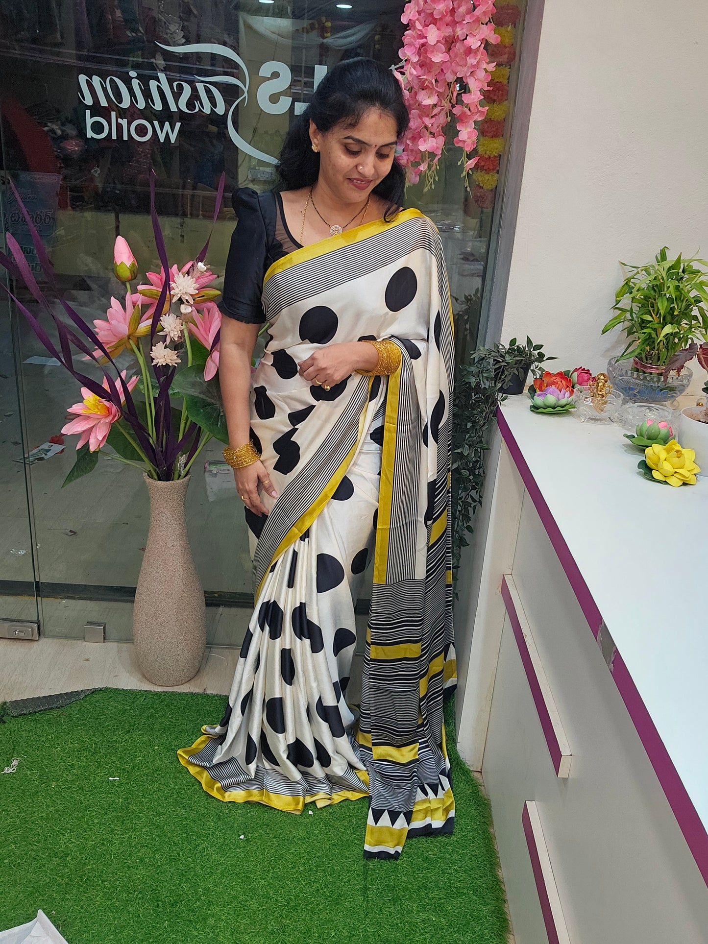 Saree un stitched blouse - SLS70