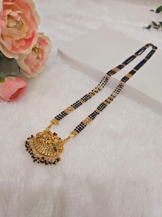 Long Black beads - SLS 242J