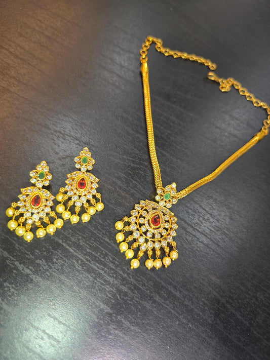 Neck set with earrings Code SLS 345 J