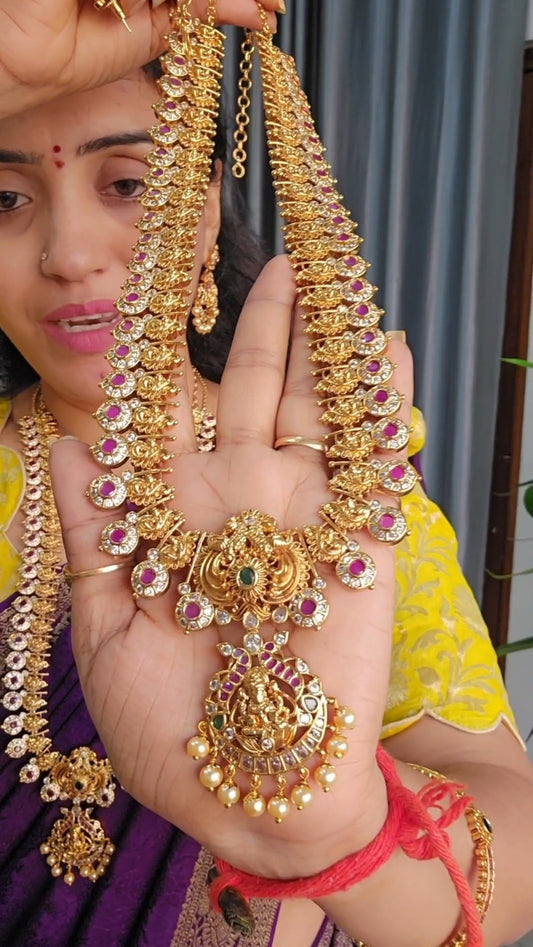 Long set with earrings SLS code 370J