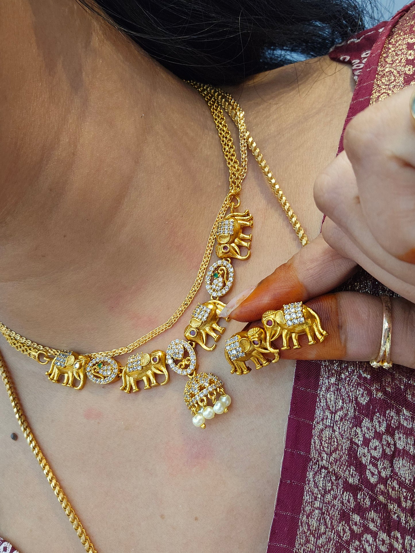 Neck set with earinges code SLS 895J