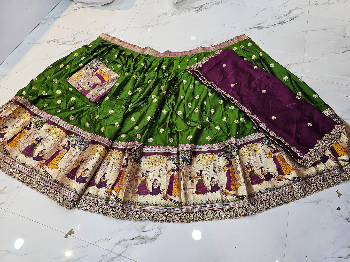 Sami stiched  lehenga set coad SLS 557