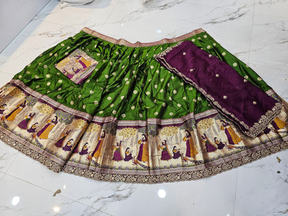 Sami stiched  lehenga set coad SLS 557