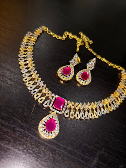 Neck set with earrings Code SLS 339 J