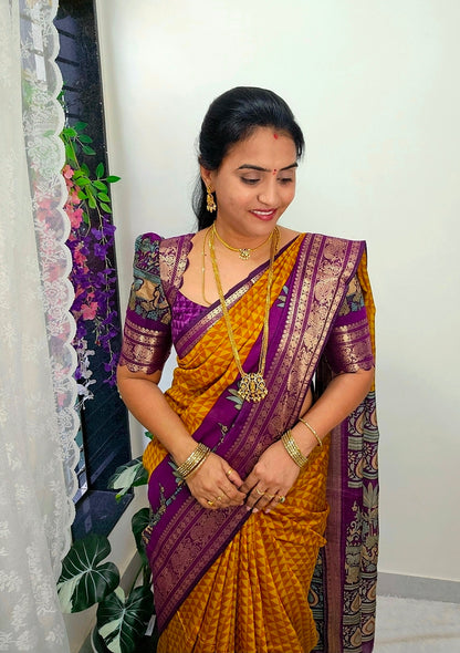 Saree un stiched blouse code SLS 586