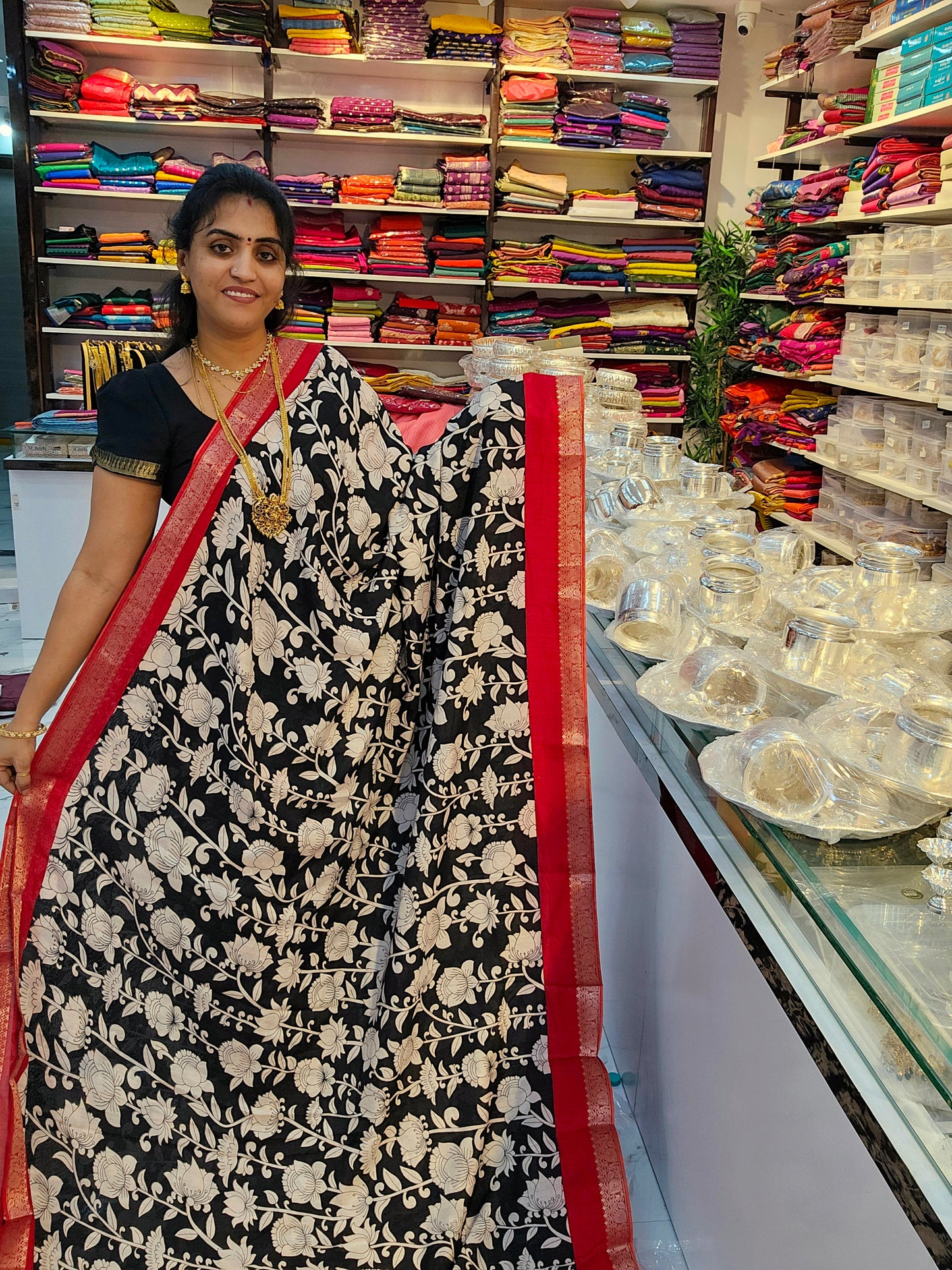 Saree un stiched blouse code SLS 688