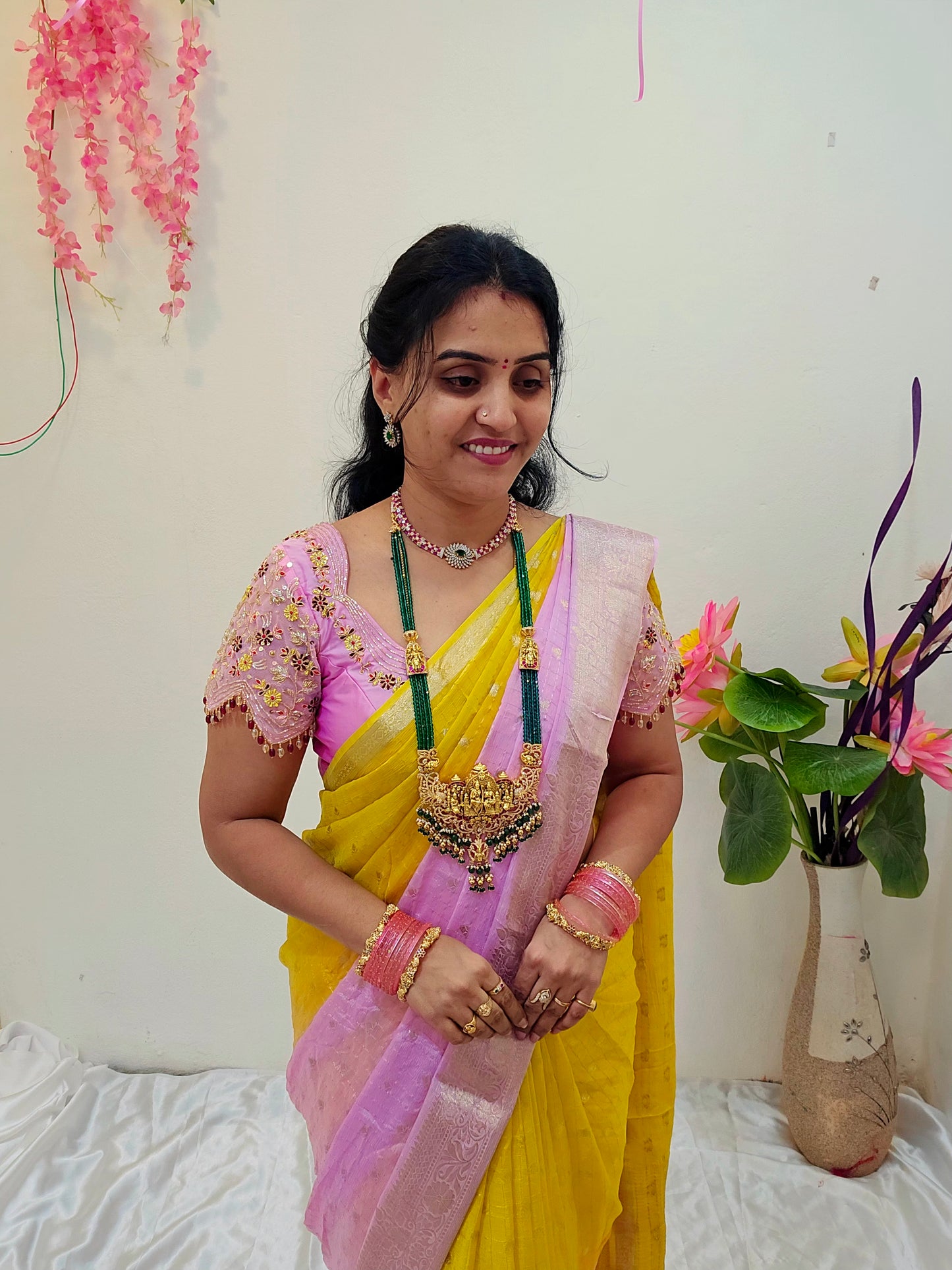 Saree un stiched blouse code SLS 306
