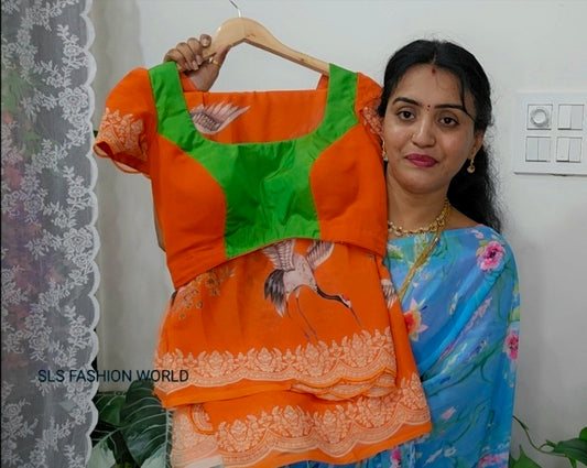 Saree full stiched blouse code SLS 513