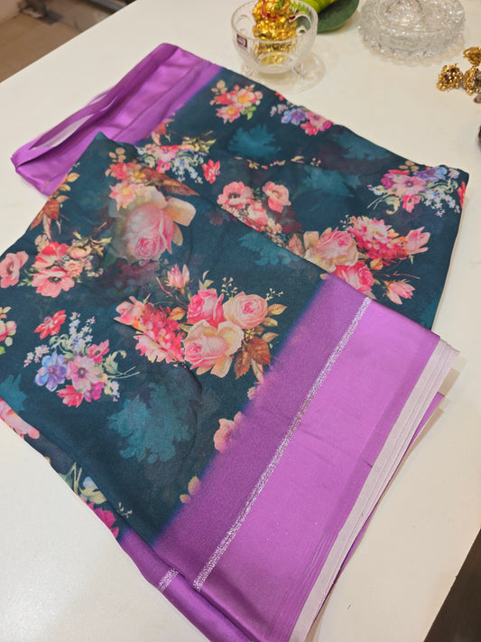 Saree un stiched blouse code SLS 236