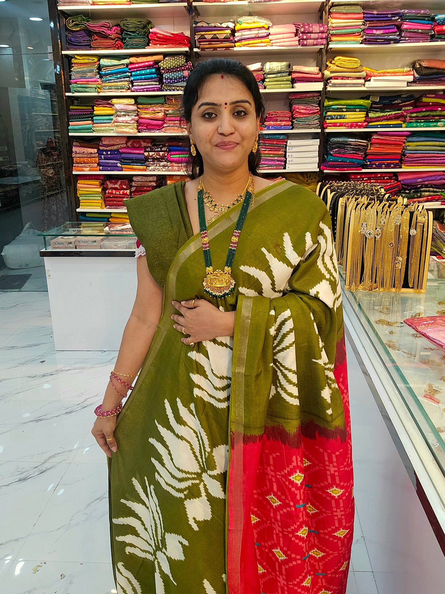 Saree un stiched blouse code SLS 675