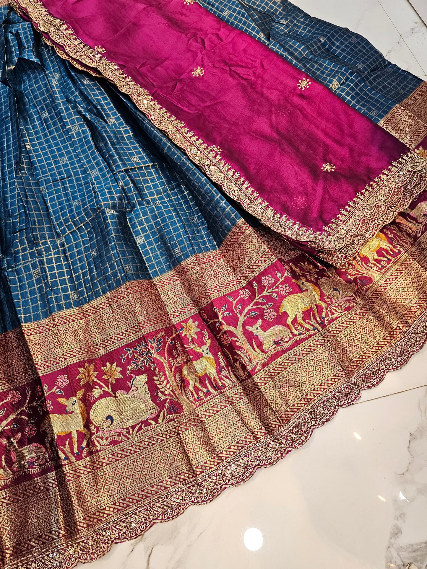 Sami stiched  lehenga set coad SLS 557