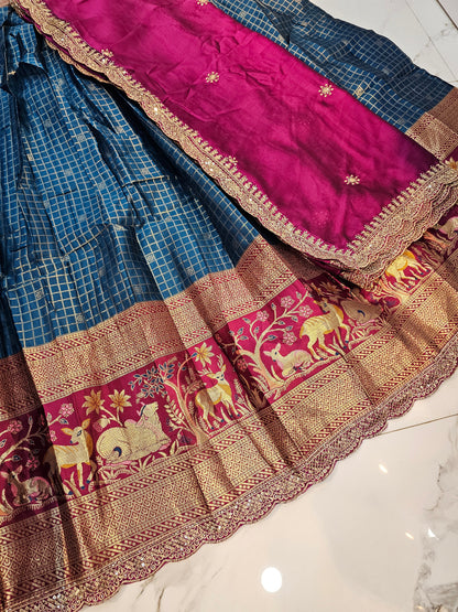Sami stiched  lehenga set coad SLS 557