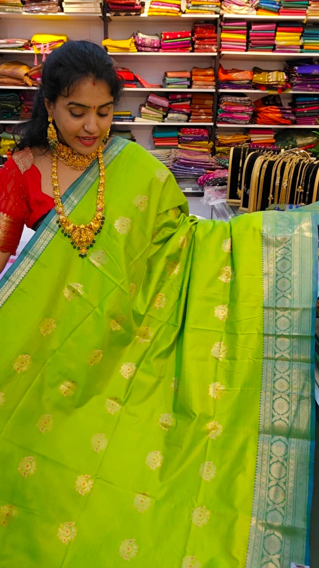 Saree un stiched blouse code SLS 528