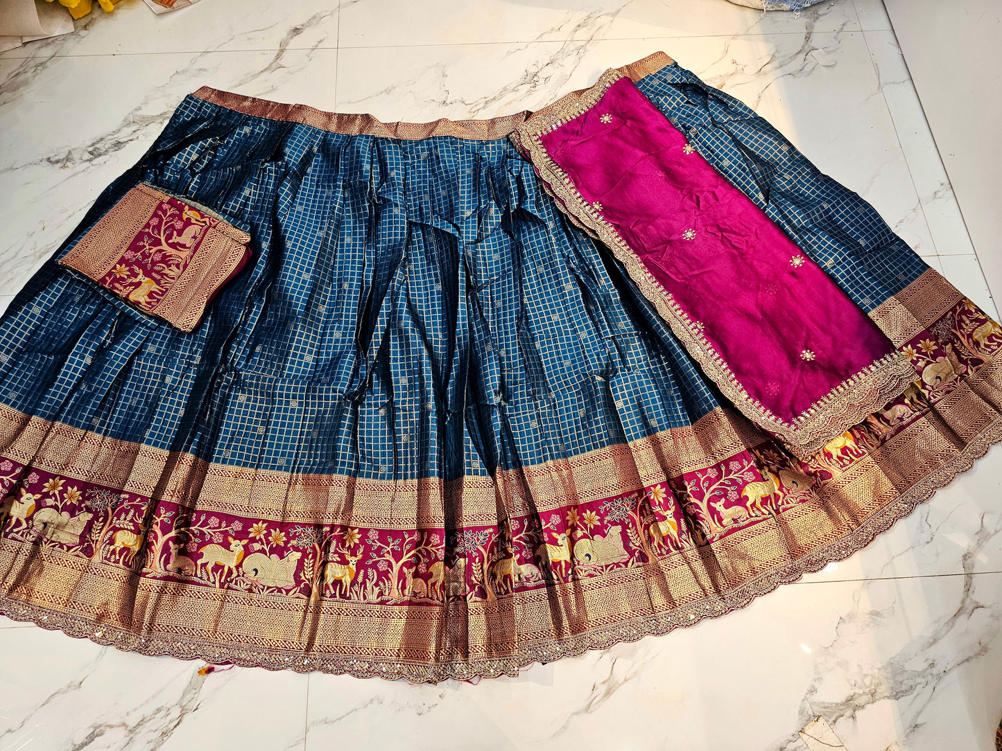 Sami stiched  lehenga set coad SLS 557