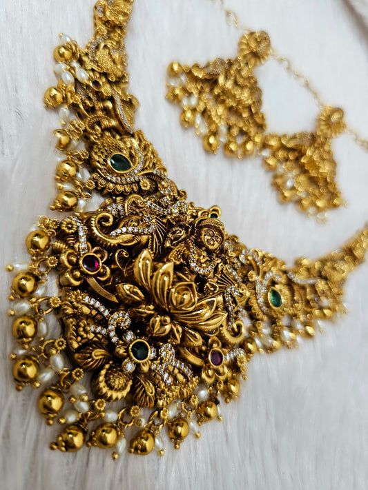 Neck set with earrings code SLS 595J