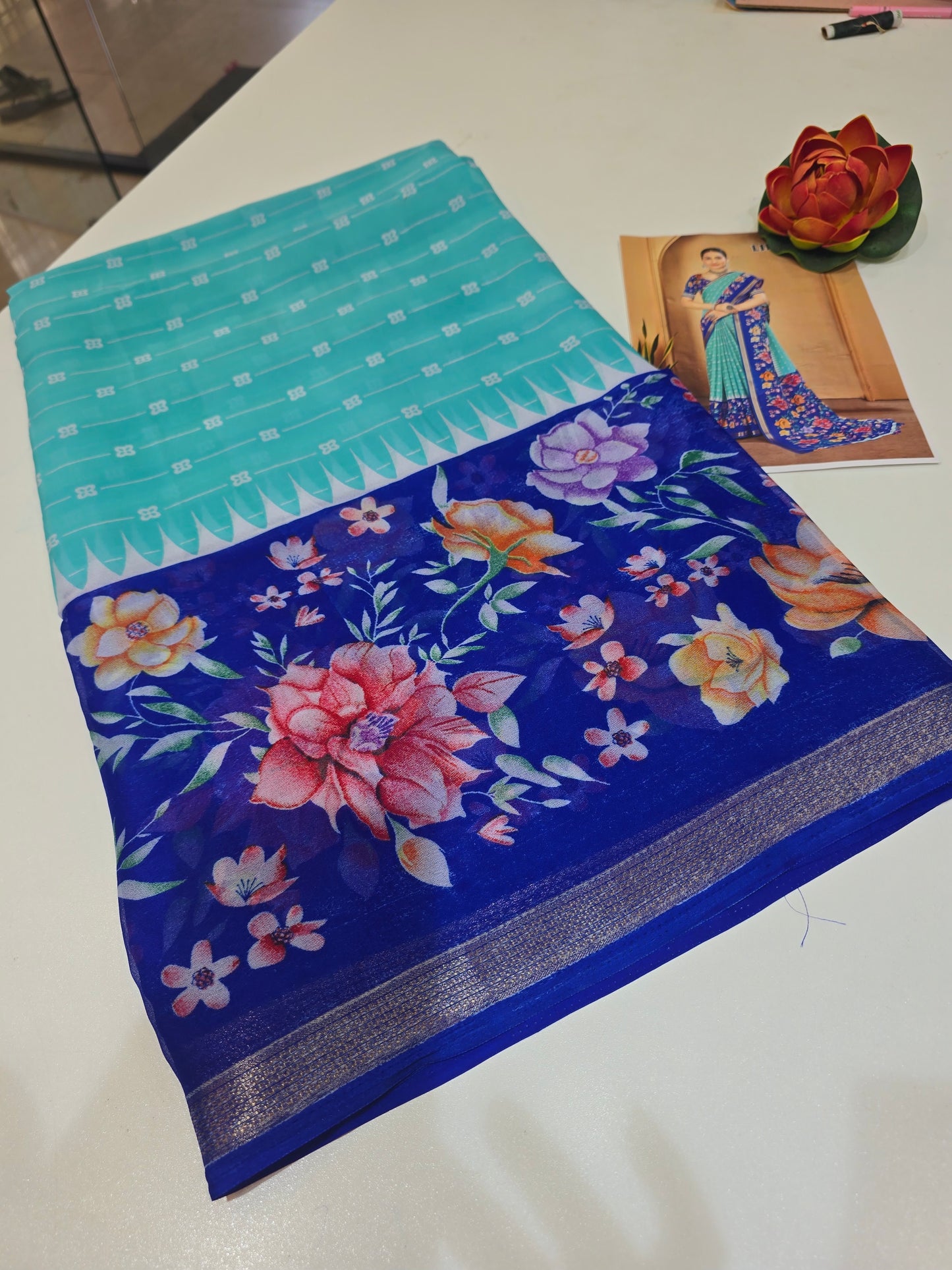 Saree un stiched blouse code SLS 251