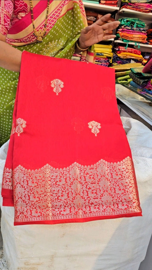 Saree un stiched blouse code SLS 558