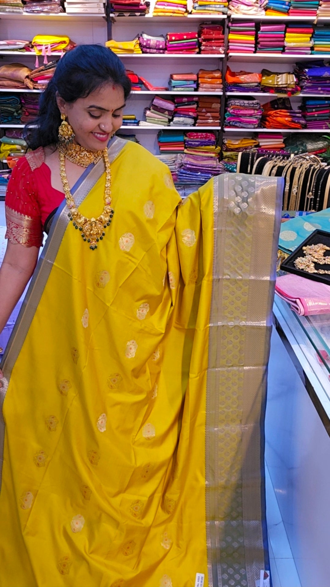 Saree un stiched blouse code SLS 528