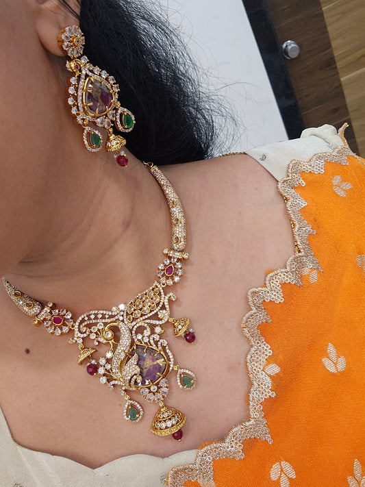 Neck set with earrings185j