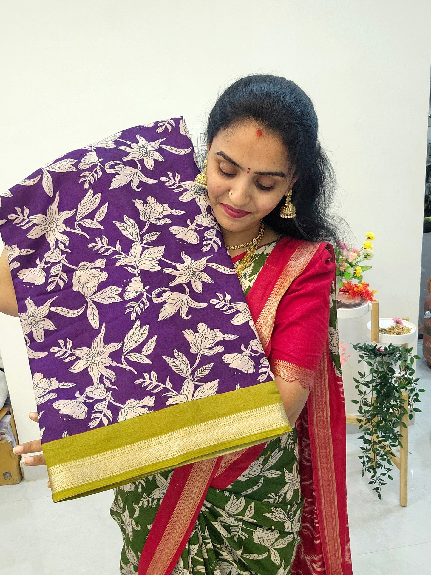 Saree un stitched blouse - SLS77