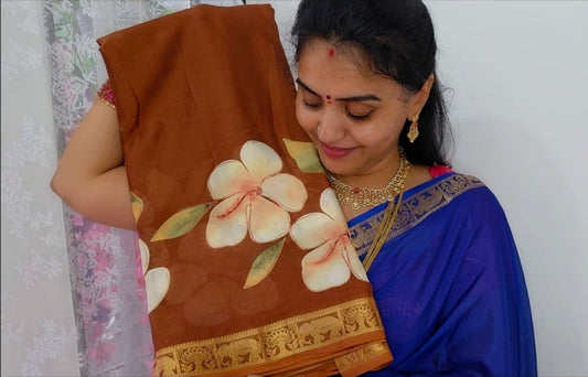 Saree un stiched blouse code SLS 679