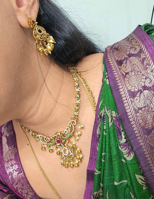 Neck set with earrings code SLS   726J