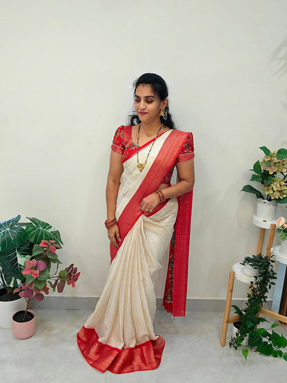 Saree un stiched blouse code SLS 257