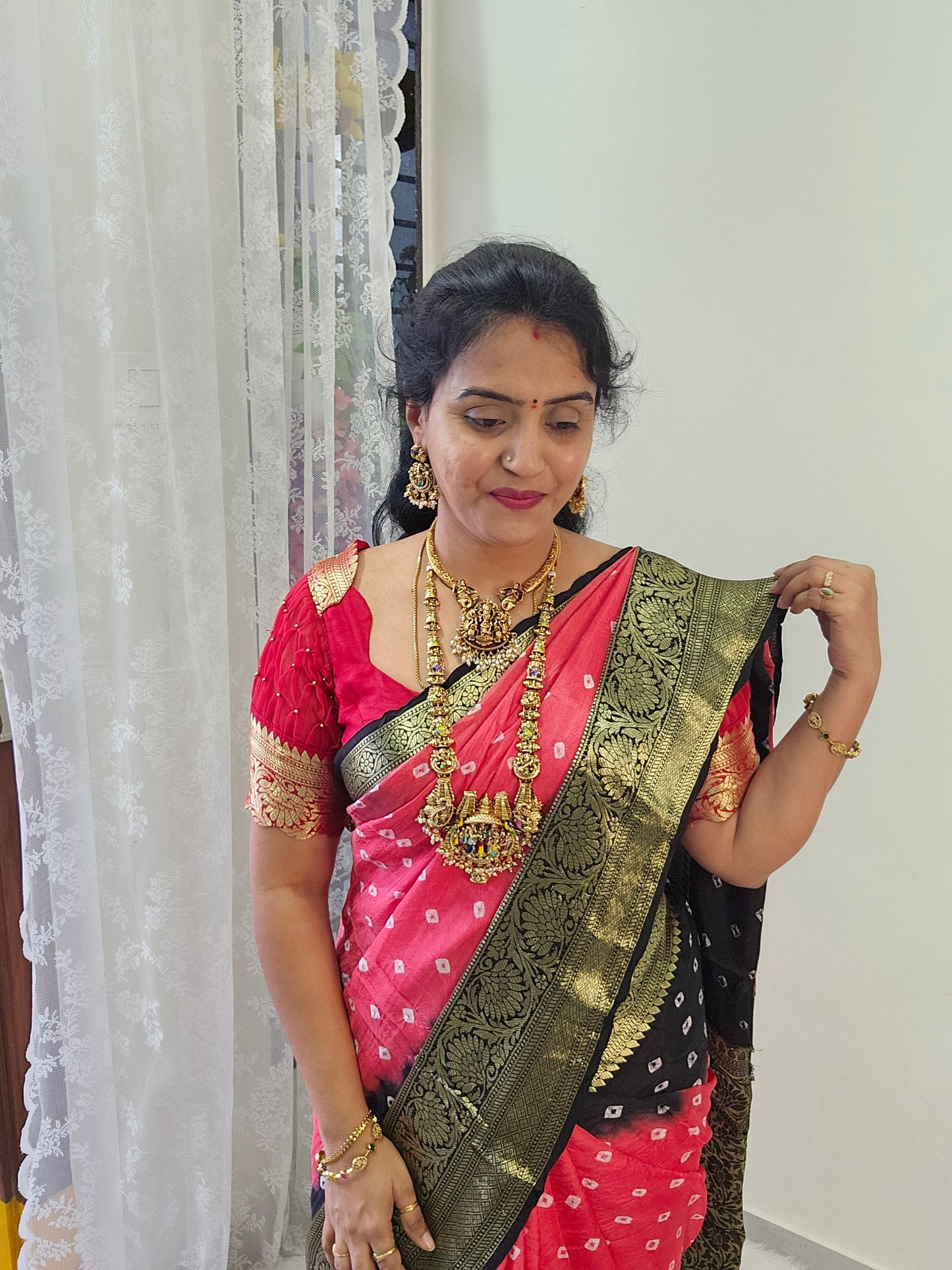 Saree un stiched blouse code SLS 525
