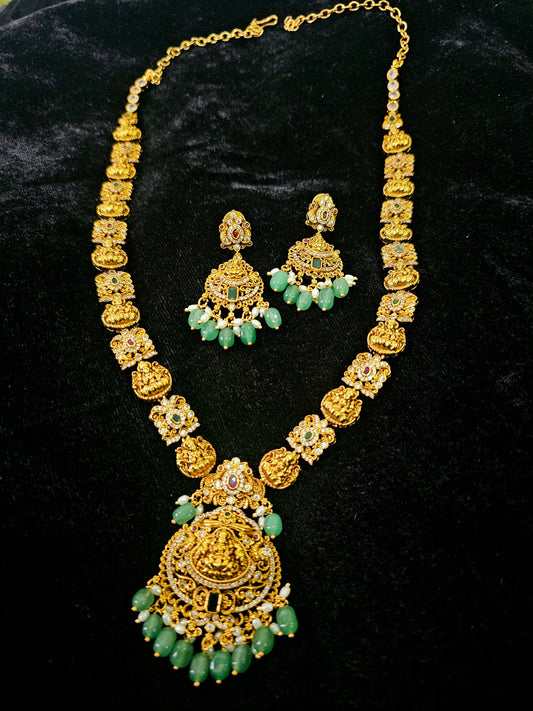 Long set with earrings code SLS 599J