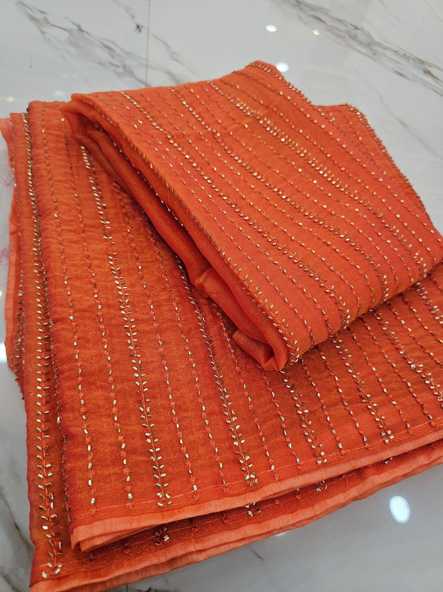 Saree un stiched blouse code SLS 681