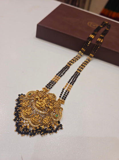 Long Black beads mangalsutra  268