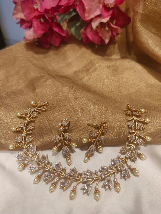 Neck set with earrings code SLS 422J