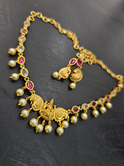 Neck set with earrings code SLS 517J