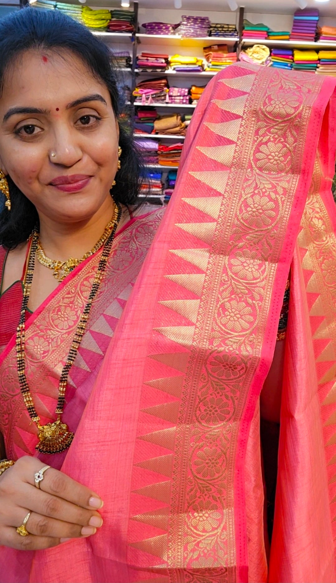Saree un stiched blouse code SLS 537