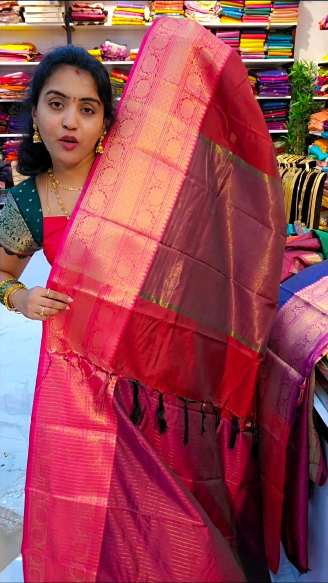 Saree un stiched blouse code SLS 523