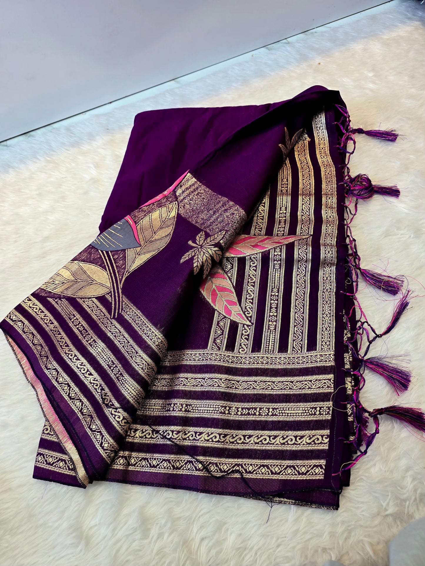 Saree un stiched blouse code SLS 614