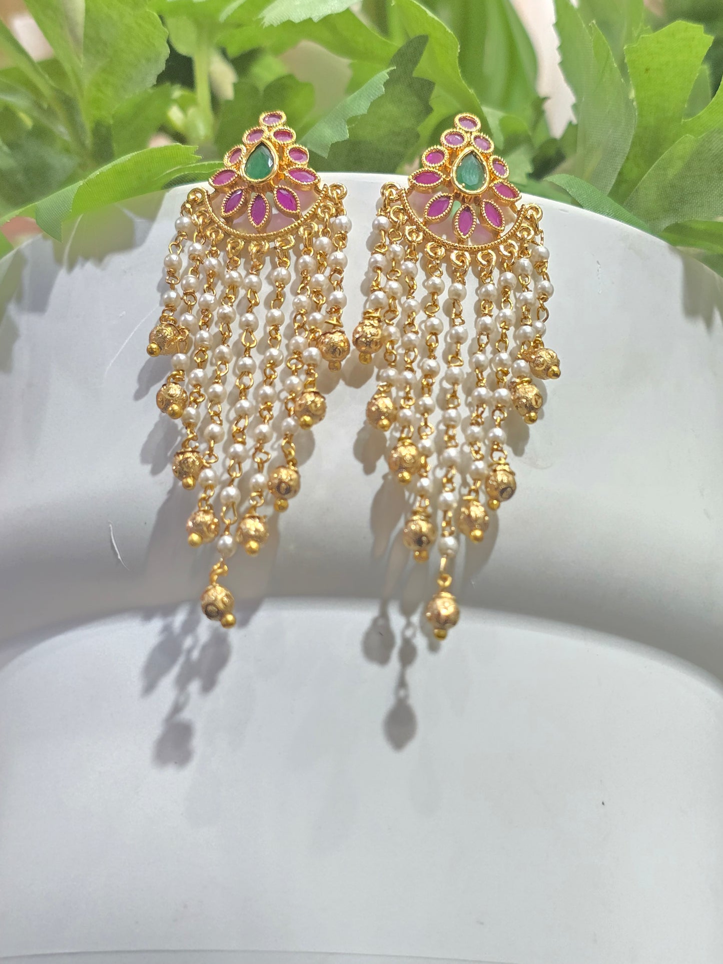 Scrow back earrings code SLS 765J