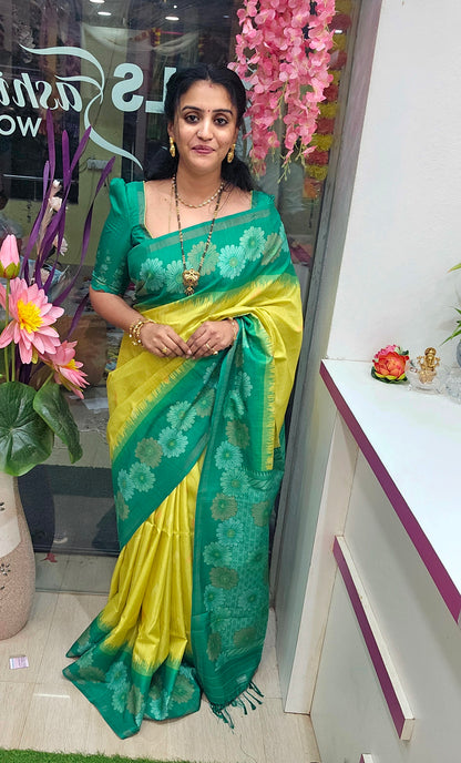 Saree un stitched blouse -SLS 65