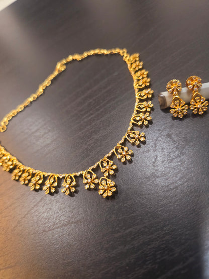 Neck set with earrings Code SLS 348 J