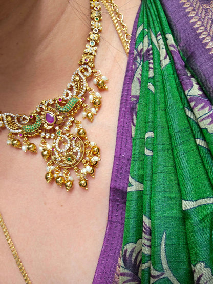 Neck set with earrings code SLS   726J