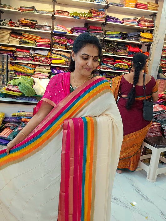 Saree un stiched blouse code SLS 690