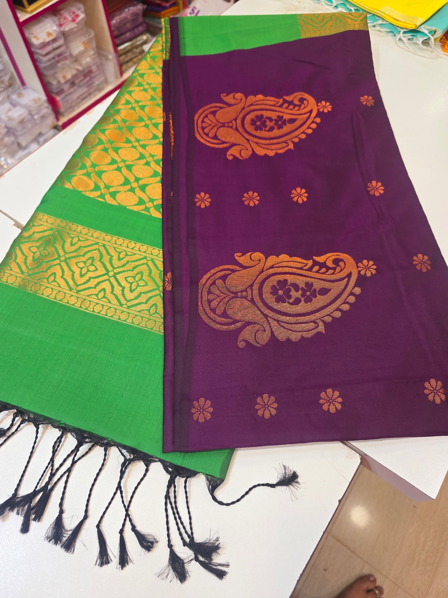 Saree un stiched blouse code SLS 248